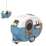 Lesser & Pavey Vogelhaus-Wohnwagen von Bird Houses Hängeornamente für Zimmer und Heimdekoration, Damen und Herren, Vogel-Ornamente, Geschenke für jeden Anlass