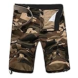Generisch Wanderhose Herren Stretch, Wanderhose Herren Arbeitshosen Sommer Outdoor Hosen Männer Kletterhose Jagdhose Trekkinghose Outdoorhose Taktische Hose Jagdbekleidung AngelhoseCamouflag, M