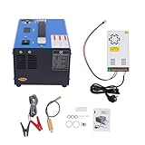 Kompressor, 250W 300bar PCP Luftkompressor mit Leistungswandler und Manometer, Laderate 13min/450cc 0-30Mpa, für Autos, LKWs, Kajaks, PCP Airsoft Gewehre