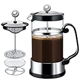 MAISITOO French Press Kaffeebereiter mit Edelstahl Filter...