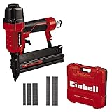 Einhell Druckluft-Tacker TC-PN 50 (2in1-Kombigerät Tacker & Nagler, Sicherheitsnase, inkl. 1.500 Klammern & 2.000 Nägeln, Ölfläschchen (ohne Öl), Stecknippel, Transportkoffer)