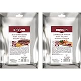 BROWIN® Naturdarm Set 310614 | Schweinedärme 28/30 mm und Schafdärme 18/20 mm Premium Naturdarm für hausgemachte Wacholderwurst, Weißwurst, Bratwurst | 20 Meter | 10 bis 13 kg Fleisch