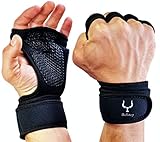 Bullstep - Fitness Handschuhe Herren Damen mit handgelenkbandage | Gym Handschuhe für Fitness | Fitnesshandschuhe Kraftsport | Crossfit Grips Krafttraining