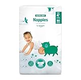 By Amazon Ultra Dry Windeln Größe 4+ (9-15 kg), Weiß, 80 Stück (1-er Pack) (Früher Unter Der Marke Mama Bear, Identisches Produkt)