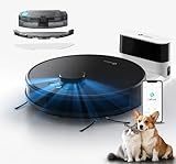 LEFANT M1 Saugroboter mit Wischfunktion, LiDAR Navigation, 4000Pa Staubsauger Roboter, 200Mins Max, Selbstaufladend, WLAN, 8 mit No-Go-Zonen, Ideal Tierhaare, Teppich, Hartboden