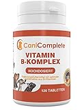 CaniComplete Vitamin B Komplex Hochdosiert Für Hunde, Katzen - Optimale Kombination Aus B1, B2, B3, B5, B6, B9, B12- Multivitamin Zur Stärkung des Immunsystems