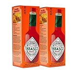TABASCO® Brand Original Red Pepper Sauce 2 x 350ml = 700ml - Duo Pack - aus nur drei 100% natürliche Zutaten - 3 Jahre Reifezeit scharfe Chili-Sauce - Glasflasche
