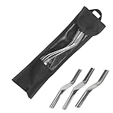 Abdichtungs- und Füllwerkzeug | Applikator mit Doppelspitze aus Edelstahl 3-teilig | Präzisions-Abdichtungs-Set – für Wohnzimmer, Schlafzimmer, Badezimmer, Küche