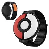 Doohoeek Silikonhülle für Pokemon GO Plus + 2023, weiche und Bequeme Schutzhülle mit Armband, Cover kompatibel mit Pokemon GO Plus, Schwarz