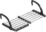 64-110cm Heizkörper Wäscheständer Heizkörpertrockner Balkon, Ausziehbar Wäschetrockner, Multifunktional