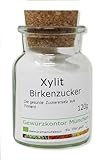 Gewürzkontor München Xylit Birkenzucker aus Finnland 120g im Glas