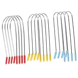 Homoyoyo 24 Stück Teiliges Hot Roller Clips aus Hitzebeständige U förmige Haarklammern für Lockenwickler Ersatz Vielseitig für Damen und Herren Geeignet für Verschiedene Haartypen