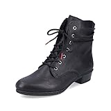 Rieker Damen Klassische Stiefeletten Y0701, Frauen Stiefeletten,übergangsschuhe,Stiefel,Bootee,Booties,halbstiefel,schwarz (00),38 EU / 5 UK
