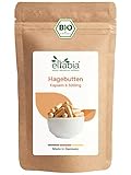 Bio Hagebutten Kapseln 200 Stück | Hochdosiert 3000mg Tagesdosis | EU-Anbau in Premium Rohkost-Qualität Vegan | 100% rein ohne Zusätze (DE-ÖKO-007)