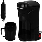 Dunlop - Kaffeemaschine - Kaffee - Kaffe to go - Auto 12V - LKW 24V - für 1 Tasse - mit Modellwahl (1 Tasse 12V)