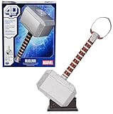 4D Build - Marvel Thor´s Hammer - detailreicher 3D-Modellbausatz aus hochwertigem Karton, 87 Teile, für Fans der Superhelden-Serie ab 12 Jahren