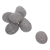 VALICLUD 1 Beutel Natürliche Vulkansteine 5 8cm Wiederverwendbare Feuerstellensteine aus Vulkangestein für Gasgrills Kamin und Terrassenheizstrahler