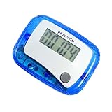 Sghtil Kompakter Schrittzähler, Kilometerzähler zum Gehen, digital, mit LCD-Display, Tagesziel-Monitor, für Sport, Reisen, Schwimmen, Indoor-Training, Wandern, Menschen