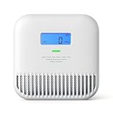 X-Sense Kohlenmonoxid Melder, tragbarer CO-Melder, integrierte 10-Jahres-Batterie, XC0K-SN, 1 Stück