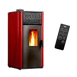 Anita Luft-Pelletofen 12 kW Bordeaux Sannover