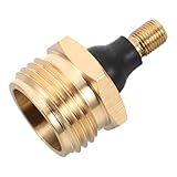 HOODANCOS Wohnmobil Frostschutz Adapter Messing Luftdüse mit Dichtem Schlauchanschluss für Outdoor Aufpumpen und Winterisolation
