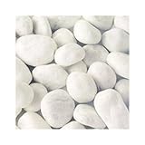 Jawoll 25 kg weißer Marmorkies 15-25 mm Körnung | Zierkies für Garten, Teich & Zen-Garten | Dekorsteine für Gartenwege | Ideal als Teichkies & Wegkies | Pflegeleicht & langlebig