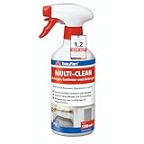 Baufan MULTI-CLEAN Reiniger, Entfetter und Anlauger 500ml - Fettlöser & Küchenreiniger, Multifunktions- und Malerreiniger, Entfernt Fett, Nikotin & Öl rückstandsfrei