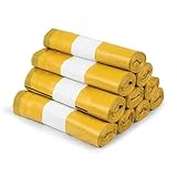extra starker Gelber Sack 27µ, 5 Rollen Gelbe Säcke, 90 Liter, (die stärksten)- Wertstoffsack DSD konform (5)