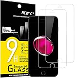 NEW'C 2 Stück für iPhone 7 und iPhone 8 für Panzerglas, Frei von Kratzern, 9H Härte, HD Displayschutzfolie, 0.33mm Ultra-klar, Ultrabeständig