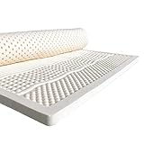 Natur-Latex Matratze,Kompression Und Keine Verformung, Wabenporenbelüftung, Weich Und Bequem,Naturkautschuk Matratze,150x200cm(59x79in)
