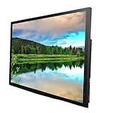 Großer Digitaler Fotorahmen 32-Zoll 1920 * 1080 IPS-Display, Bewegungssensor, Einfache Einrichtung (Color : Black)