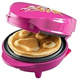 Paw Patrol Mini-Waffeleisen im einzigartigen Paw Patrol Design, für Kindergeburtstage, Ostern & Weihnachten, inkl. Backampel, Waffelgröße: Ø 10cm, offizielles Lizenzprodukt, Farbe: Rosa