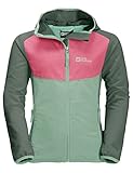 Jack Wolfskin Mädchen Turbulence G Softshelljacke, Granite Green, 140