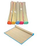 HAC24 Strandmatte aus Bast 175 x 60cm Strohmatte Bastmatte Strand Matte Liegematte