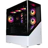 CYBERPOWERPC Luxe Gaming-PC - AMD Ryzen 7 9800X3D, Nvidia RTX 5060 Ti 8GB, 32GB RAM, 2TB NVMe SSD, 650W 80+ PSU, Wi-Fi, Wasserkühlung, Windows 11, Amethyst Curve RGB