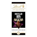 Lindt EXCELLENCE 85 % Kakao - Milde Edelbitter-Schokolade | 100 g Tafel | Extra milde Bitter-Schokolade | Intensiver Kakao-Geschmack | Dunkle, Vegane Schokoladengeschenk | 100g (1er Pack)