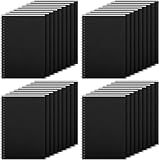 Jeffbaubl 18 Stück Notizbuch A5 Liniert, 14 x 21 cm Notizbuch Liniert, A5 Spirale Notizblock, Spiralhefte Tagebuch für Büro, Schule, Business, 80 Blatt/160 Seiten (Schwarz)
