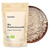 Kamelur Bio Kastanienmehl 1 kg – BIO Maronen fein gemahlen für Kuchen, Brot & Pfannkuchen