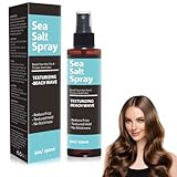 Meersalz Spray für Haare, Sea Salt Spray Hair, 150ml Sea Salt Sprühen, Meersalz Haarstyling-Sprühen, für Vollere Haare & stabile Textur, für Volumen Glanz & Flexiblen,Locken und Beach Waves