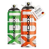 RIMDOX - Bundle | 1K Original OEM Audi Felgenlack Farbton galvanosilber L-LD8 | Silikonentferner | Spraydosen | für Reparatur- als auch Komplettlackierung