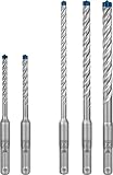 Bosch Professional 5x Expert SDS plus-7X Hammerbohrer Set (für Stahlbeton, Ø 5-10 mm, Zubehör Bohrhammer) | 5 Stück (1er Pack)
