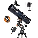 Celestron - Astromaster Reflector 130EQ with Phone-Adapter and T2-BARL