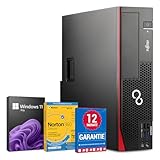 Fujitsu Esprimo D757 PC Computer Intel Core i5-6500@ bis zu 3,6 GHz 16 GB 512 GB SSD mit Windows 11 Pro & GRATIS Bluetooth, WLAN & Antiviren-Software inkl. 12 Monate Garantie (Generalüberholt)