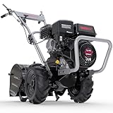ONBEST Gartenfräse Benzin – mit 48 cm Arbeitsbreite –...