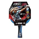 GEWO PS Blast Carbon Pro Tischtennis-Schläger - Profi-Tischtennisschläger, ITTF genehmigt - Carbon-Schläger mit schnellem Belag GEWO Return Pro und hohen Rotationseigenschaften, 2,0mm Schwamm