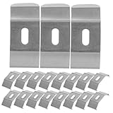 ARTSEWPLY 20 Stück Teiliges Vertikale Jalousien Halter aus Eisen Stabile Montageklammern und Halterungen für Lamellenvorhänge Langlebige Ersatzteile für Vertikale Plissee Klemmen und