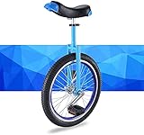 Einrad Fahrrad Einrad mit Rad Rutschfester, gerändelter Sattel Einrad, vergrößerte und dicke Reifen Einrad Trainer für Erwachsene, Humanisiertes Design Einrad Trainer mit verstellbarem Sattel,