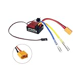 Rock Crawling Optimierter ESC mit 60 A Vorwärts-Rückstrom unterstützt Differentialfunktionen, jedes Gelände, gebürsteter ESC für Modelle