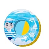 NVKRLFYD Schwimmring, 70 cm Aufblasbare Schwimmreifen, Float Schwimmhilfe mit Cartoon-Muster, Sommer, Geeignet für Schwimmbad Strand Sommerferien Partys für Jungen Mädchen