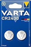 VARTA Batterien Knopfzelle CR2430, 2 Stück, Lithium Coin, 3V, kindersichere Verpackung, für elektronische Kleingeräte - Autoschlüssel, Fernbedienungen, Waagen